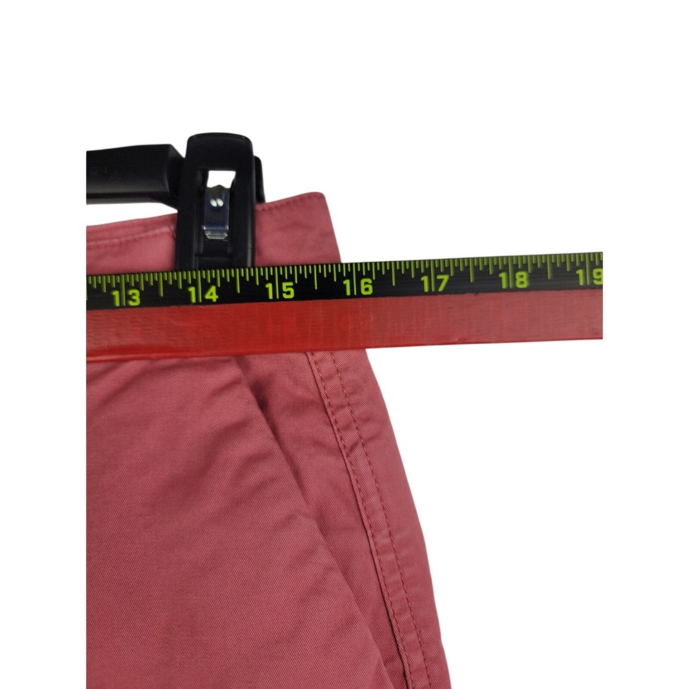 Old Navy Pixie Chino Pants Pink Mid Rise Straight Leg Womens 32x27 - Picture 3 of 11